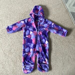 Baby Girl Columbia Snowtop Fleece Lightweight Bunting